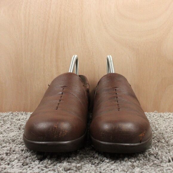 SAS Simplify Womens 7.5 Brown Leather Slip On Comfort Loafers Work Casual - Picture 3 of 11